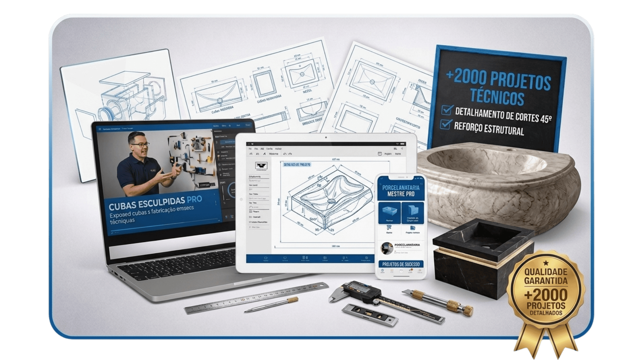 Pack 200 Projetos Porcelanataria